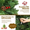 thumbnail image 5 of Topbuy 7.5FT Christmas Tree Pre-Lit Hinged Artificial Xmas Tree with Sturdy Metal Stand, 5 of 10