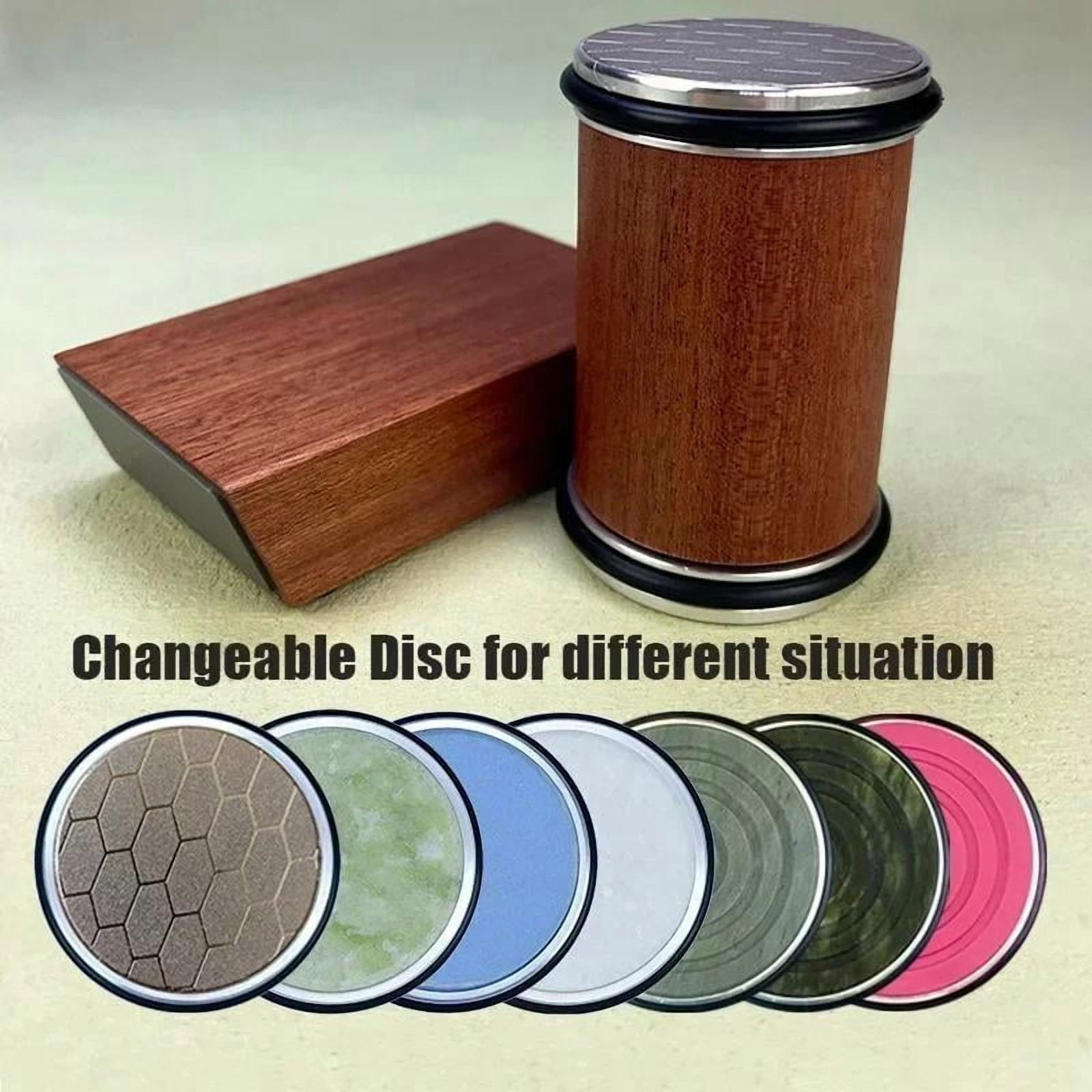 1 piece wooden hob sharpener with magnetic angle holder, 15 and 20 degrees, industrial diamond for steel, hand sharpener tool, no electricity required, kitchen sharpener tool | Stylish wood design