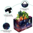thumbnail image 3 of Galactic Space Decorative Box Laundry Bag Shopping Bags Reusable Foldable Large Capacity Oxford Cloth Tote Bag, 3 of 7