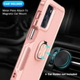 thumbnail image 2 of Nalacover For Motorola Moto G (2022) 5G Slim Case,Luxury Hybrid Hard PC and TPU Rugged Bumper 3-In-1 Rotatable Magnetic Ring Kickstand Four Corner Guard Shockproof Anti-Scratch Back Cover.Rosegold, 2 of 8