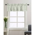 thumbnail image 3 of Watercolor Abstract Sage Green Petal Window Valances for Kitchen,Rod Pocket Valance Privacy Small Curtain,Geometric Floral Botanical Window Treatment Drapes for Bedroom Laundry Room Farmhouse 54x18in, 3 of 9