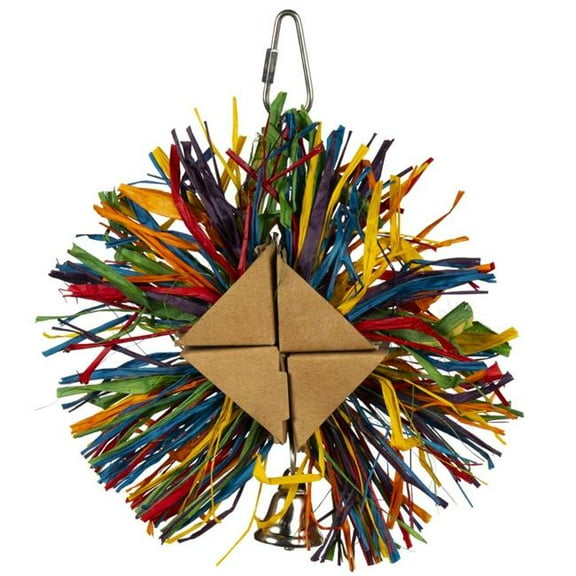 Prevue Pet Products Raffia Rainbow Playfuls Bird Toy