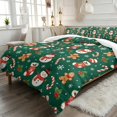 thumbnail image 2 of Qpednta Christmas Candy Print Duvet Cover Set Soft Cozy Bedding Comforter Set Breathable Comforter Cover 3 Pieces Comforter Set Easy to Install Bedroom Decor, 2 of 7