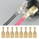 thumbnail image 4 of Terminales de engarzado de empalme rápido de pala hembra conector de hoja de 100 piezas conector cuadrado de latón y terminal de conector tipo tracción de 78 mm ANGGREK Otros, 4 of 7