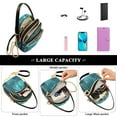thumbnail image 5 of FORMRS Crossbody Bag for Women Quilted Travel Shoulder Cell Phone Purse with Chain Strap Handbag, Magical Forest, 5 of 7