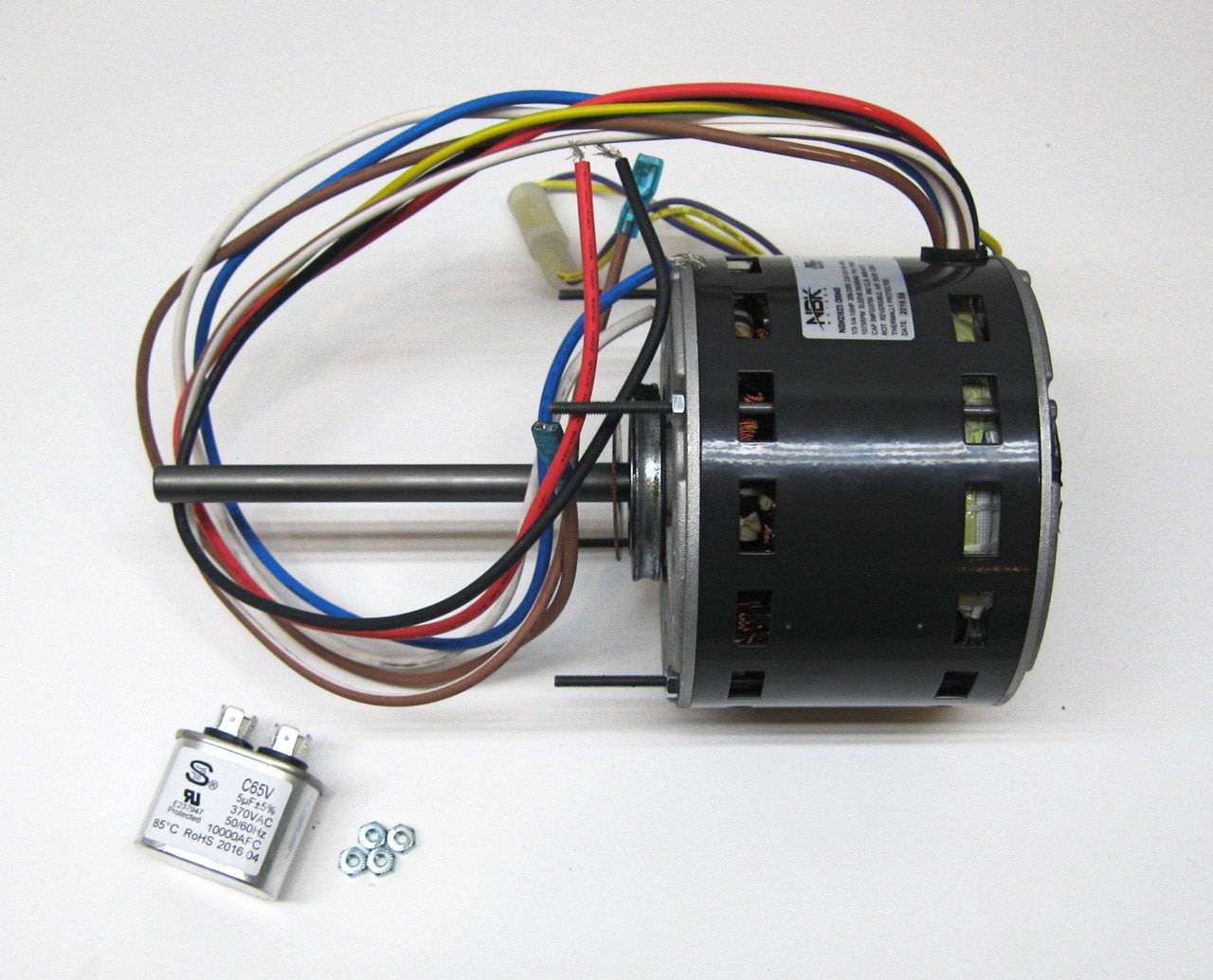 PartsConnect PCD923 Furnace Air Handler HVAC Direct Drive Blower Motor 1/3  HP 1075 RPM 230 Volts 3 Speed Capacitor Included - Walmart.com