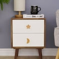 thumbnail image 4 of Thinsony Easy To Install Wood Cabinet Knobs Set Versatile Style Wide Application Cartoon Wooden Drawer Knobs Moon 1Set, 4 of 6
