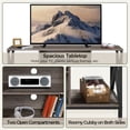 thumbnail image 6 of Yaheetech 55in TV Stand TV Console Table Cabinet with Storage for 55 Inch TV, Taupe Wood, 6 of 7