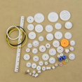 thumbnail image 2 of New 60pcs Type Plastic Shaft Single Double Reduction Crown Worm Gears DIY Robot, 2 of 4