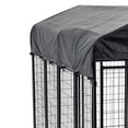 thumbnail image 6 of Lucky Dog Uptown Welded Wire Outdoor Dog Kennel with Cover, 4'L x 8'W x 6'H, 5 Pack, 6 of 6