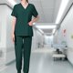 thumbnail image 5 of Uforme Scrubt / Lavable a máquina Manga corta con bolsillos Enfermera pantalones Traje / para salón Enfermería Mujeres Baoblaze  Blusa y pantalones médicos, 5 of 7
