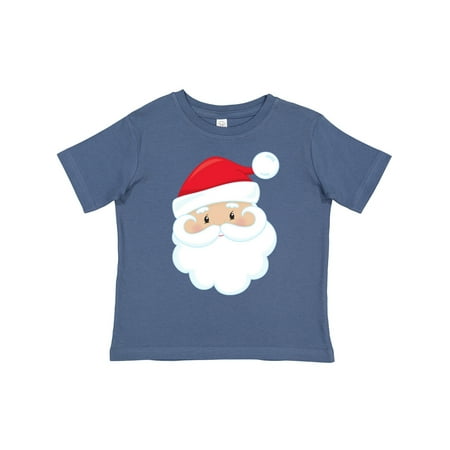 

Inktastic Santa Claus Smiling Santa Santa Hat Christmas Boys or Girls Toddler T-Shirt