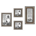 thumbnail image 6 of Picture Frame Set, 4 Piece Customizable Gallery Multi pack, 1-5x7, 1-4x10, 2-4x4, for Tabletop or Wall Display, 6 of 6