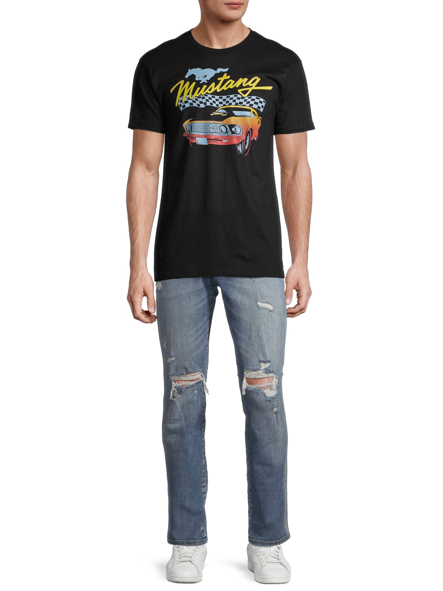 Ford Vintage Mustang Men's and Big Men's Graphic T-shirt