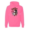 thumbnail image 1 of Wild Bobby, Biker Betty Boop Wild One MC Motorcycle Betty Boop Unisex Hoodie Sweatshirt, Neon Pink, Small, 1 of 5