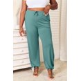 thumbnail image 3 of Basic Bae Full Size Soft Rayon Drawstring Waist Pants with Pockets, 3 of 11