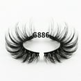 thumbnail image 6 of Cosmug False Eyelashes Fluffys 8D Faux Minks Lashes Cat-Eye Wispy Lashes 8 Pairs Pack Dramatic Long Thick Volume Fake Eye Lashs Multipacks, False Eyelashes, 6 of 8
