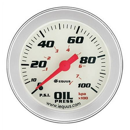Equus Gauges 8444 8000 Series Gauge Oil Pressure GAUGE