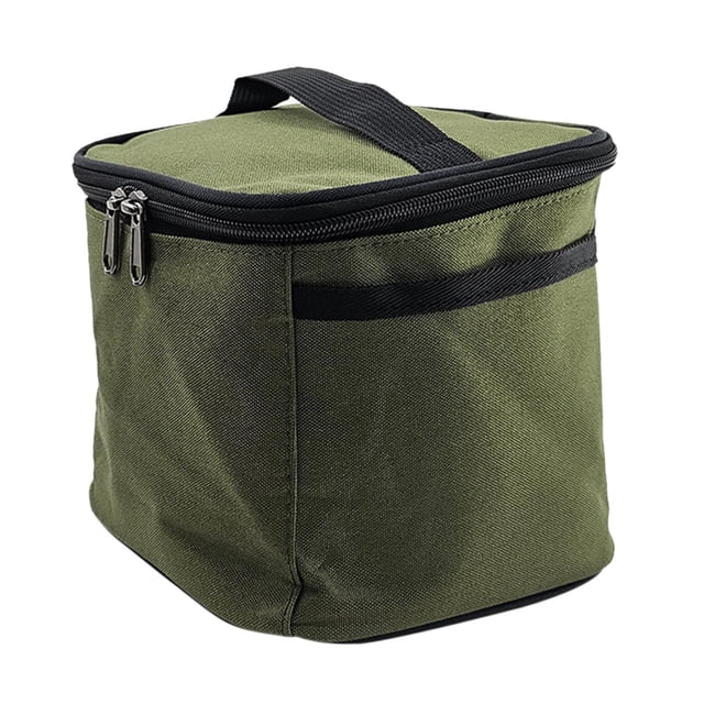 Bolsa de especias portátil perfecl para acampada impermeable color verde oscuro