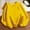 Yellow, variant on Elvqul Womens Shirts Solid Crewneck Tops Pullover Fashion Crew Neck Loose Shirts for Girlfriend Daily