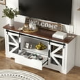 thumbnail image 7 of RichYa Easy Assemble Television Stands with Storage Cabinets and Drawers, Fiberboard White, 7 of 7