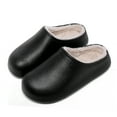 thumbnail image 4 of Yindaity House Slippers Women's Fuzzy House Slippers Suede Fluffy Winter Slipper Cozy Furry Warm Shoes Indoor/Outdoor(Black,15.99), 4 of 9