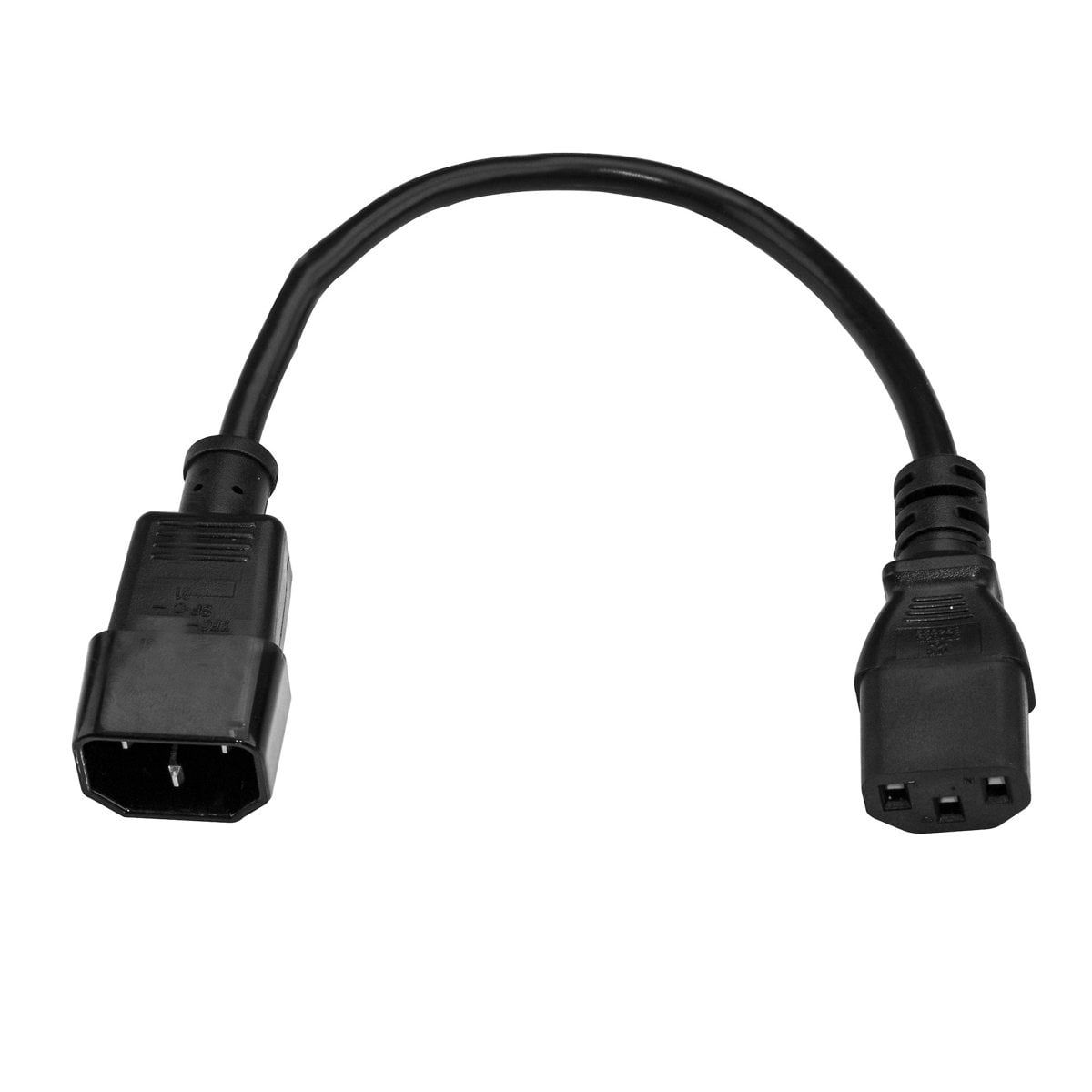 StarTech 6 ft 14 AWG Computer Power Cord Extension - C14 to C13