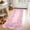 Pink, variant on Garvee 2'x6' Scalloped Runner Rug Washable Botanical Mushroom Rugs with Non Slip Backing, Low Pile Floral Printed Indoor Carpet for Bedroom Hallway Kitchen, Pink