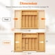 thumbnail image 3 of Organizador de cajones para cubiertos Lifewit, expandible, bambú, 3 of 8