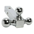 thumbnail image 3 of Extreme Max 5001.6532 Solid Shank Tri-Ball Hitch with 1-7/8", 2" & 2-5/16" Balls - Chrome, 3 of 4