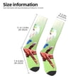 thumbnail image 2 of Rocae Pikmin Chaussettes de compression Décontractées pour Femmes Hommes Bas Contrastés, 2 of 6