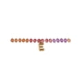thumbnail image 3 of Time and Tru Goldtone Multicolored Bead Initial "E" Necklace, 3 of 6