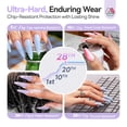 thumbnail image 4 of SAVILAND Hema-Free Poly Extension Gel Nail Kit: 6 Poly Gel Colors Fine Shimmer White Yellow Pink Poly Extension Gel Nail Kit, Long Lasting Hardness Poly Gel for Nourishing Nail Salon DIY Manicure, 4 of 7