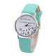 thumbnail image 1 of Reloj de cuarzo para mujer, relojes de moda para mujer, relojes de cuero, relojes casuales, relojes de pulsera con cristales, relojes de toalla de cocina., 1 of 3