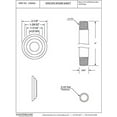 thumbnail image 4 of Westbrass D3606A-12 .5 Ceiling Arms with Heavy Duty Flanges - Oil Rubbed Bronzev, 4 of 4