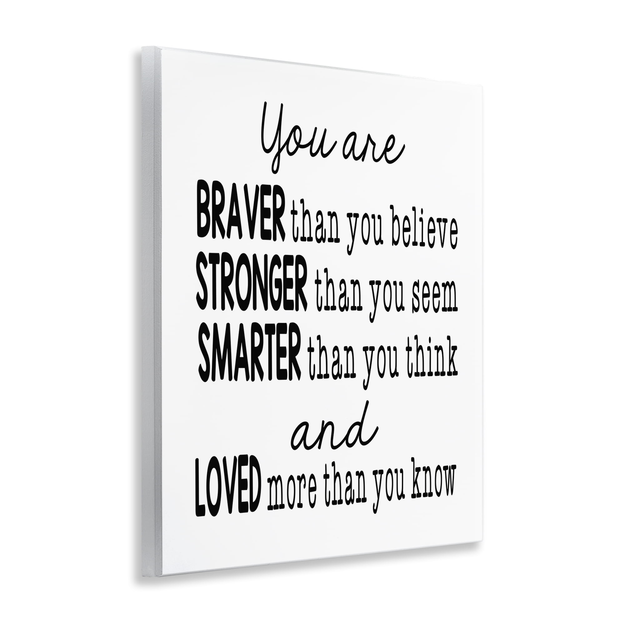 Stupell Industries Self Confidence Mementos Text & Numbers Painting Unframed Art Print Wall Art, 11 x 14