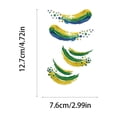 thumbnail image 3 of Tatuajes temporales para rostro y cuerpo: tatuajes de fútbol resistentes al agua para aficionados al deporte, decoraciones para animar a los hinchas en los partidos, divertidos recuerdos para fi, 3 of 6