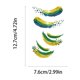 thumbnail image 3 of Tatuajes temporales para rostro y cuerpo: tatuajes de fútbol resistentes al agua para aficionados al deporte, decoraciones para animar a los hinchas en los partidos, divertidos recuerdos para fi, 3 of 6