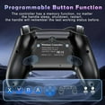 thumbnail image 6 of Switch Controller,Wireless Pro Controller with 1000mAh Battery/9 Colors RGB Light/Programmable/Dual Vibration/Gyro Sensor/Turbo/Wake-up Function,Game Controller for Switch/Lite/OLED/PC, 6 of 7