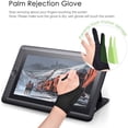 thumbnail image 3 of 5 Pack Artist Gloves for Tablet Digital Drawing Glove Two Thicken Palm Rejection Glove for Graphics Pad (M), 3 of 8