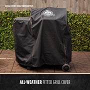 Pit Boss Pellet Smoker, Classic 700 Square Inch Wood Fired Pellet Grill, Onyx Series