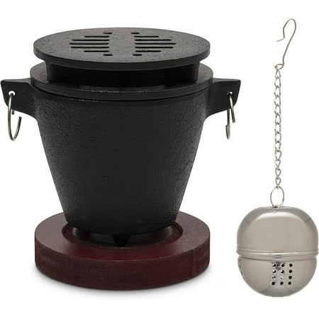 Mini Japanese Cast Iron Hibachi Grill Indoor/Outdoor Smores Maker ...
