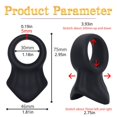 thumbnail image 1 of 1pc Reusable Penis Ring Scrotum Bondage Cock Ring Sex Toys For Men Chastity Cage Testicle Bondage Lock Ring Adult Sex Product Shop, 1 of 3