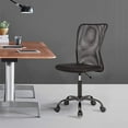 thumbnail image 2 of BestOffice Home Office Chair Ergonomic Mesh Executive Mid Back Adjustable, Lumbar Support Rolling, Black, 2 of 7