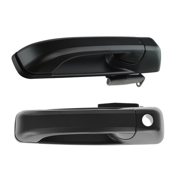 TRQ Front Exterior Door Handle Pair w/ LH Lock Paint to Match for Ram Truck DHA65757