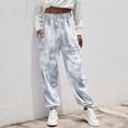 thumbnail image 3 of SBYOJLPB Length Pants Clearance Women'S Active Elastic Waist Baggy Tie-Dye Sweatpants Joggers Lounge Pants Rollbacks, 3 of 7