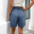 thumbnail image 4 of Women's Elastic Waist Wide - Leg Shorts - Ruffled, with Pockets for Work and Casual, 4 of 8