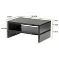 thumbnail image 4 of Homylin Soporte Monitor, Soporte Elevador para Monitor 2 Niveles, Soporte de Monitor para Escritorio Organizador de Almacenamiento para Monitores de Computadoras Portátiles, 4 of 4
