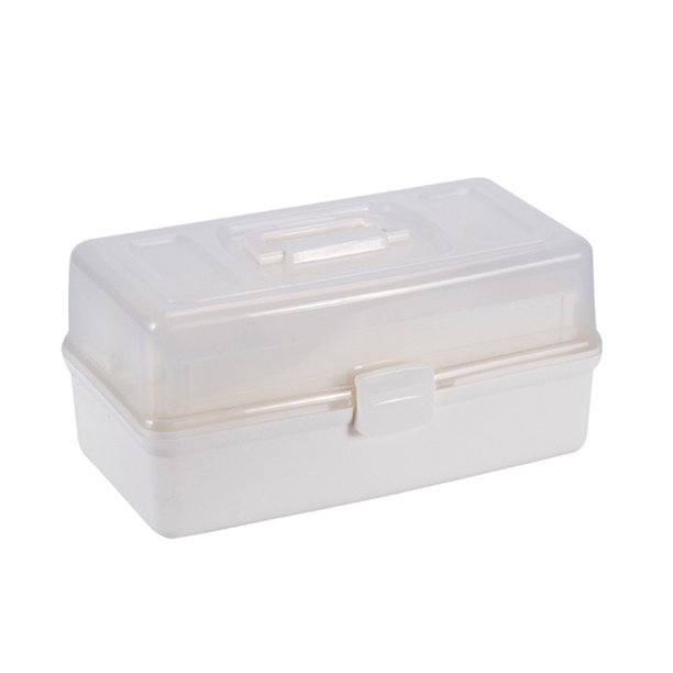 Cateissary Caja organizadora de pastillas para el hogar, herramientas para sala de estar y dormitorio, cajas de almacenamiento de cosméticos con Almacenamiento y organización del hogar Azul L