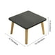 thumbnail image 3 of Mesa cuadrada de madera para sala de estar, mesa cuadrada de madera, mesa de balcón, mesa de té pequeña, mesa de centro concisa para dormitorio, mini mesa baja de pie, muebles Anthropologie, decoració, 3 of 6